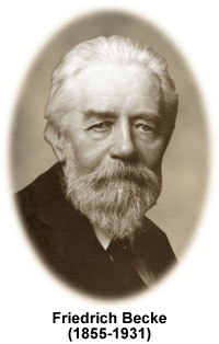 Friedrich Johann Karl Becke (1855-1931) và Viền Becke