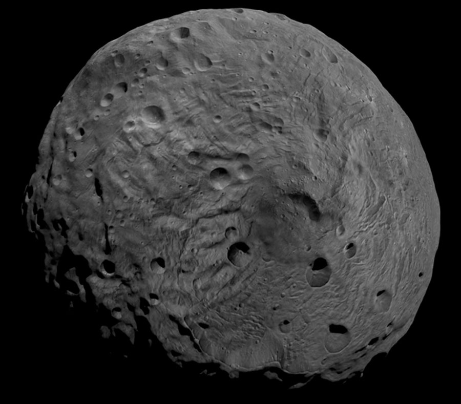 Cực nam của tiểu hành tinh Vesta