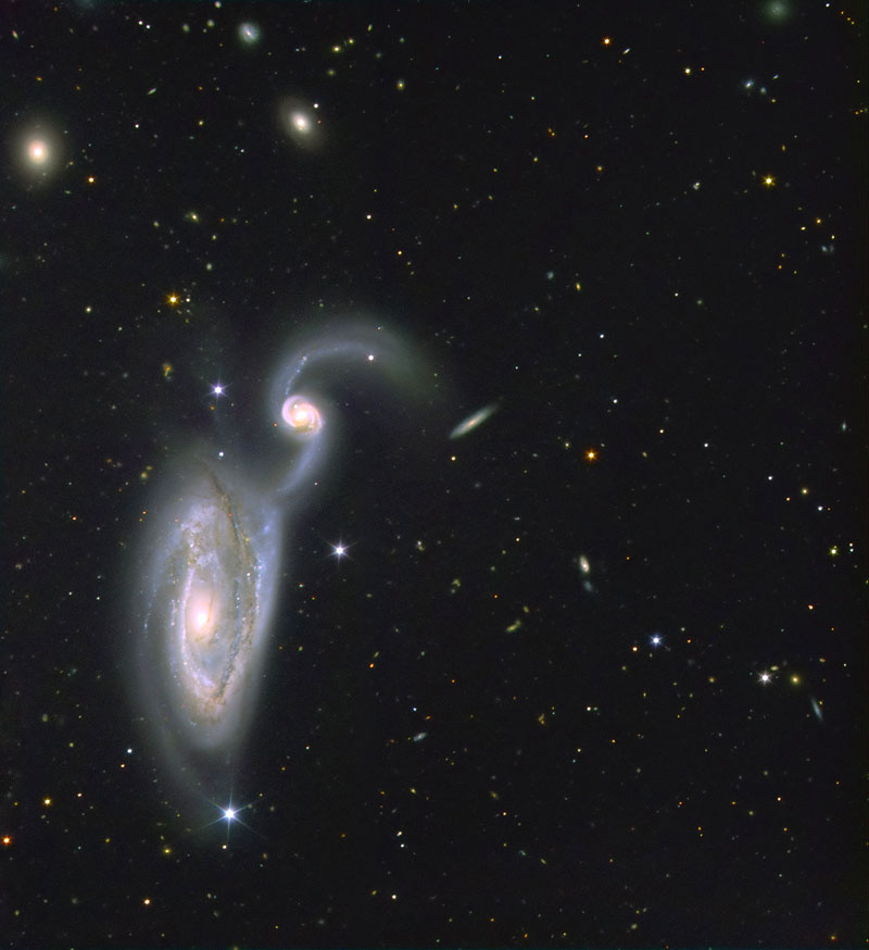 Các thiên hà đang tương tác – NGC 5394 và NGC 5395