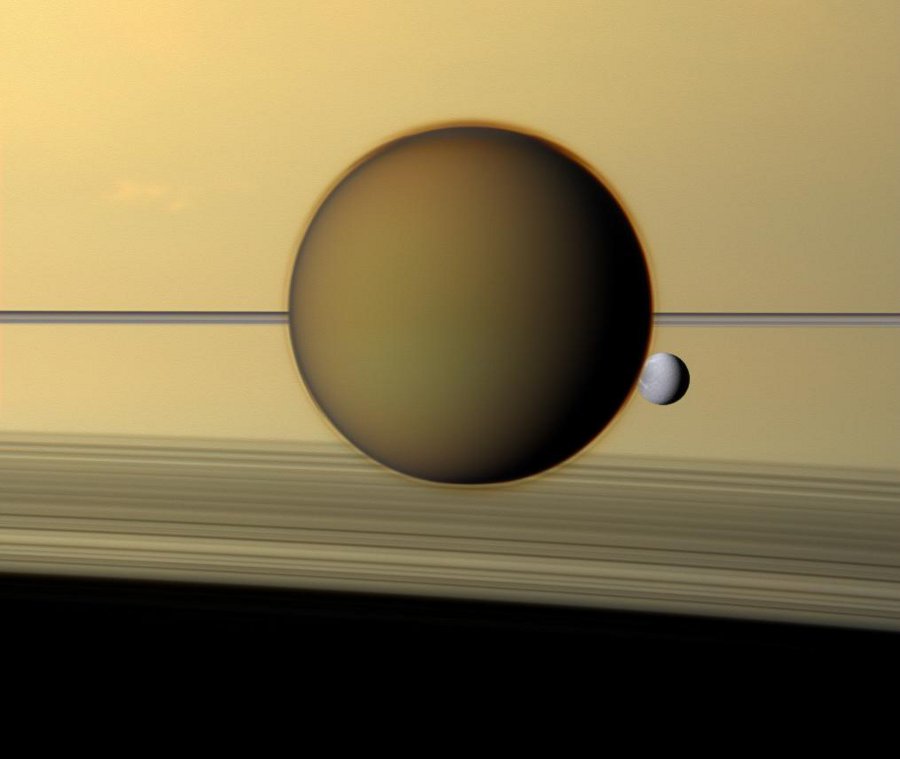 Titan và Dione