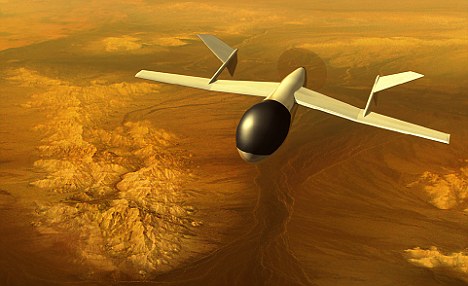 Máy bay ‘ong đực’ dành cho vệ tinh Titan
