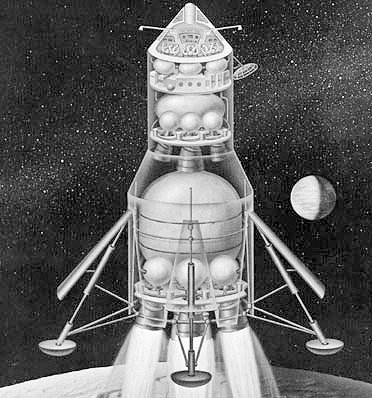 Một thiết kế cho phi thuyền vũ trụ Apollo đi một chiều lên Mặt trăng