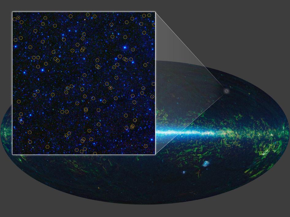 WISE công bố phát hiện hàng triệu lỗ đen