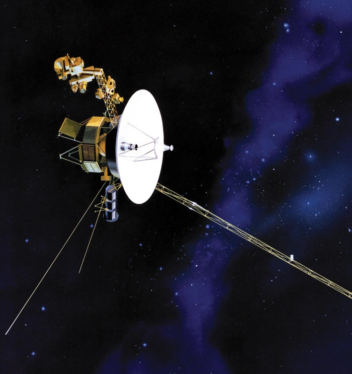 Hình minh họa một trong hai phi thuyền song sinh Voyager