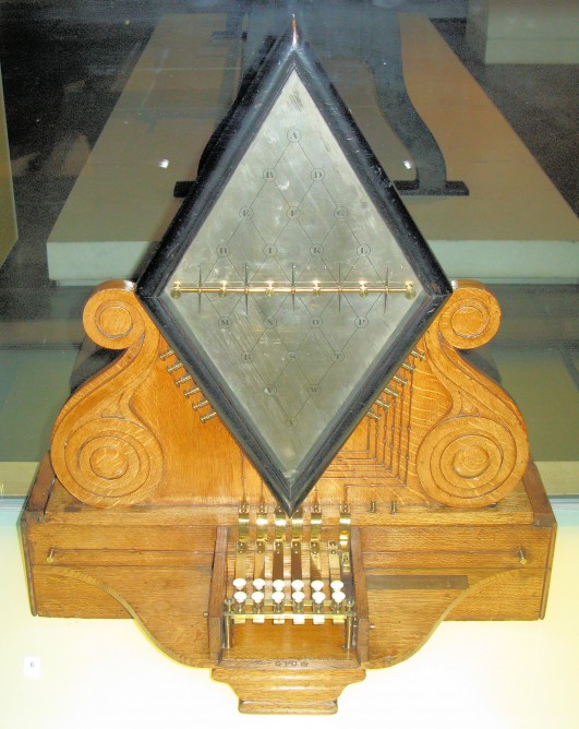 Máy điện báo nhiều dây năm 1837 của Cooke và Wheatstone