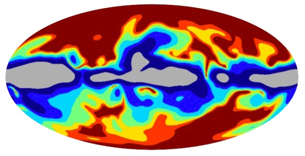 Dữ liệu sơ bộ do tàu vũ trụ Planck cung cấp về bụi thiên hà làm tán xạ bức xạ vi sóng