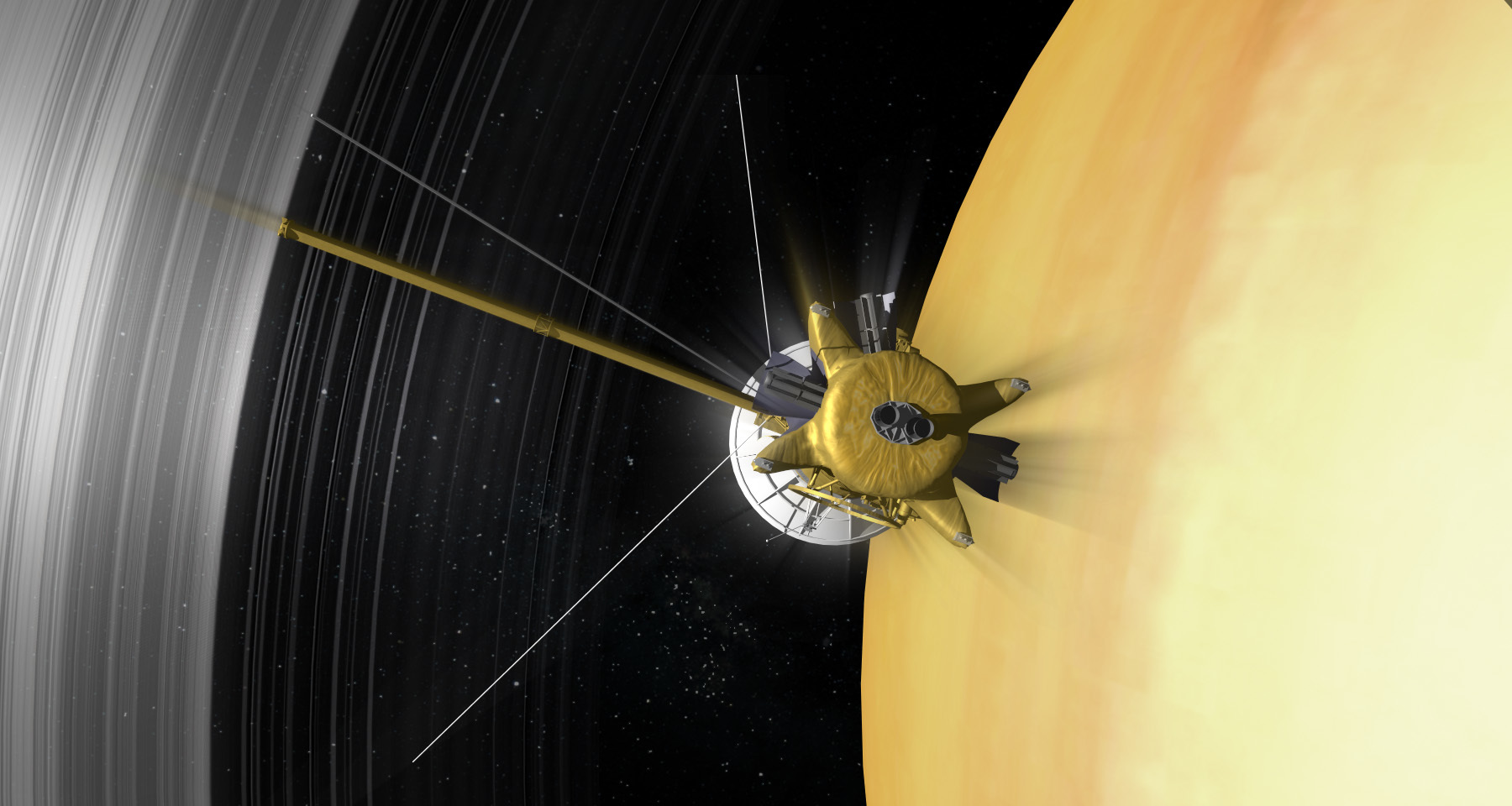 Giai đoạn kết thúc của phi thuyền Cassini
