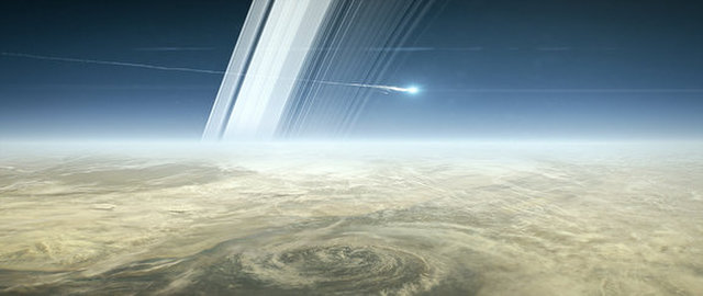 “Đêm cuối” của phi thuyền Cassini trên Thổ tinh