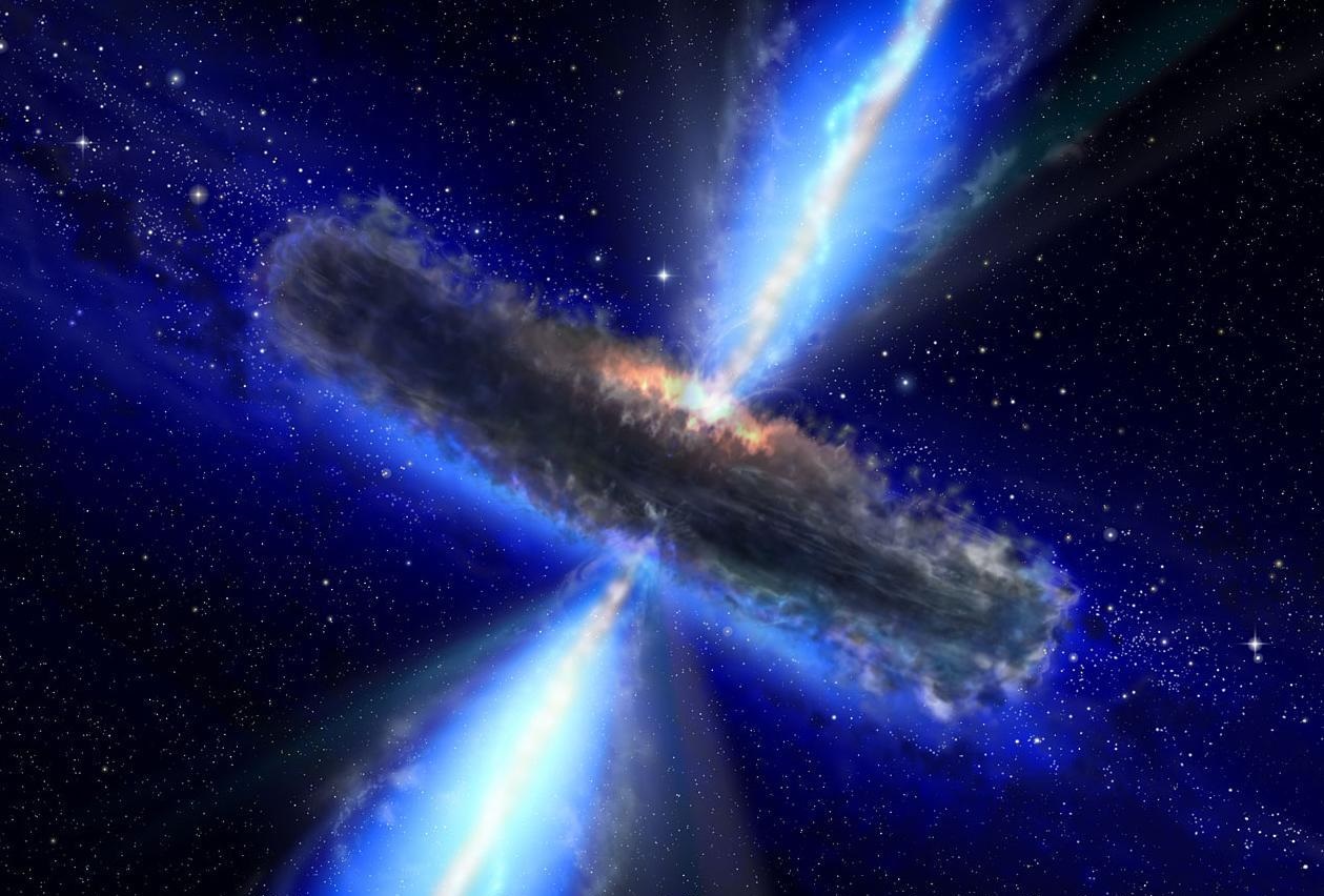 Các nguyên tử tăng tốc đến 5000 km/s khi chúng rơi vào siêu lỗ đen