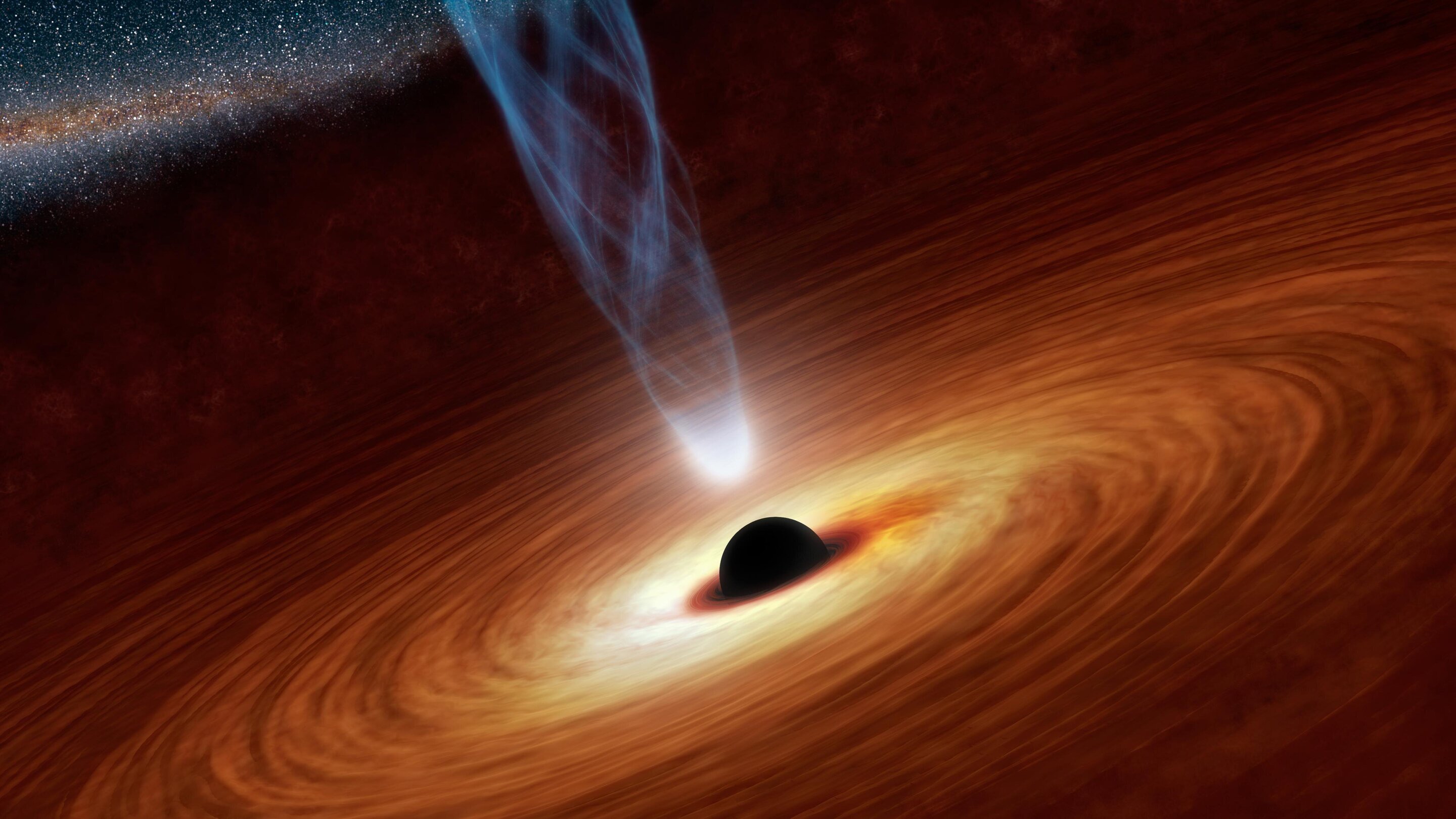 Hình minh họa một siêu lỗ đen