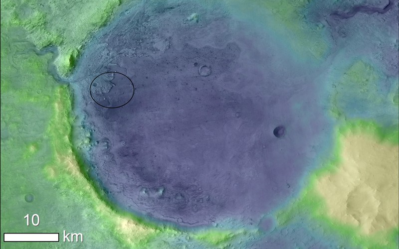 Miệng hố Jezero trên sao Hỏa