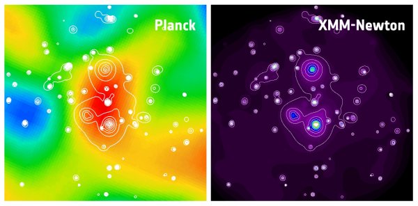 Vệ tinh Planck phát hiện nhiều siêu đám thiên hà