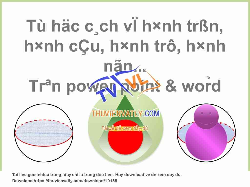 Cách vẽ hình tròn, hình trụ, hình nón trong PowerPoint và Word