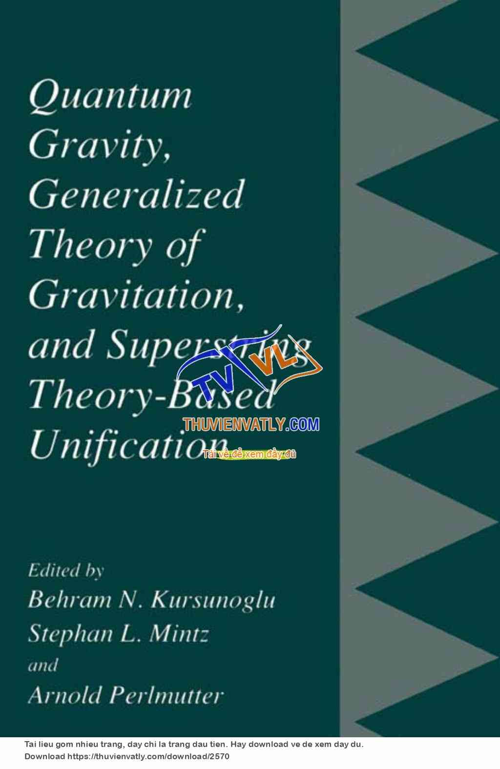 Quantum Gravity, Generalized Theory of Gravitation, and SuperstringTheory-Based Unification