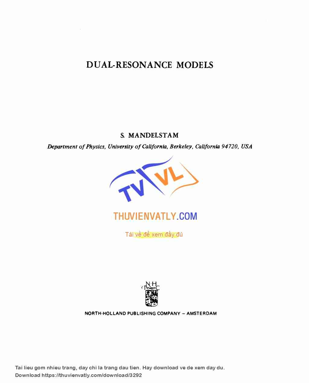 Dual-Resonance Models