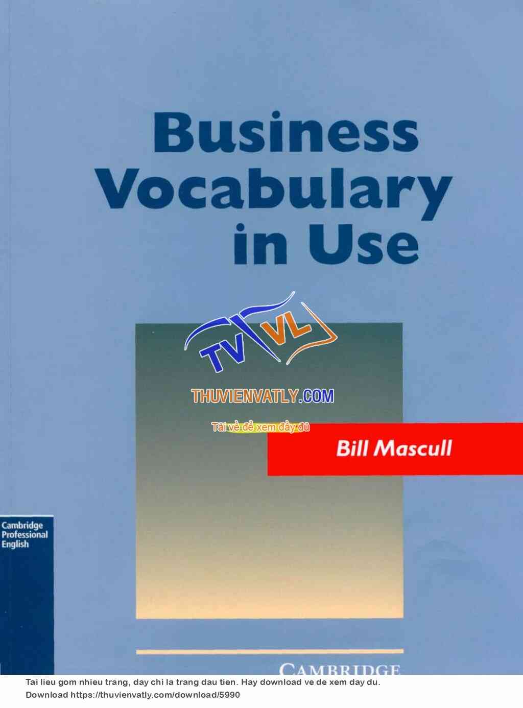 Cambridge - Business Vocabulary in Use