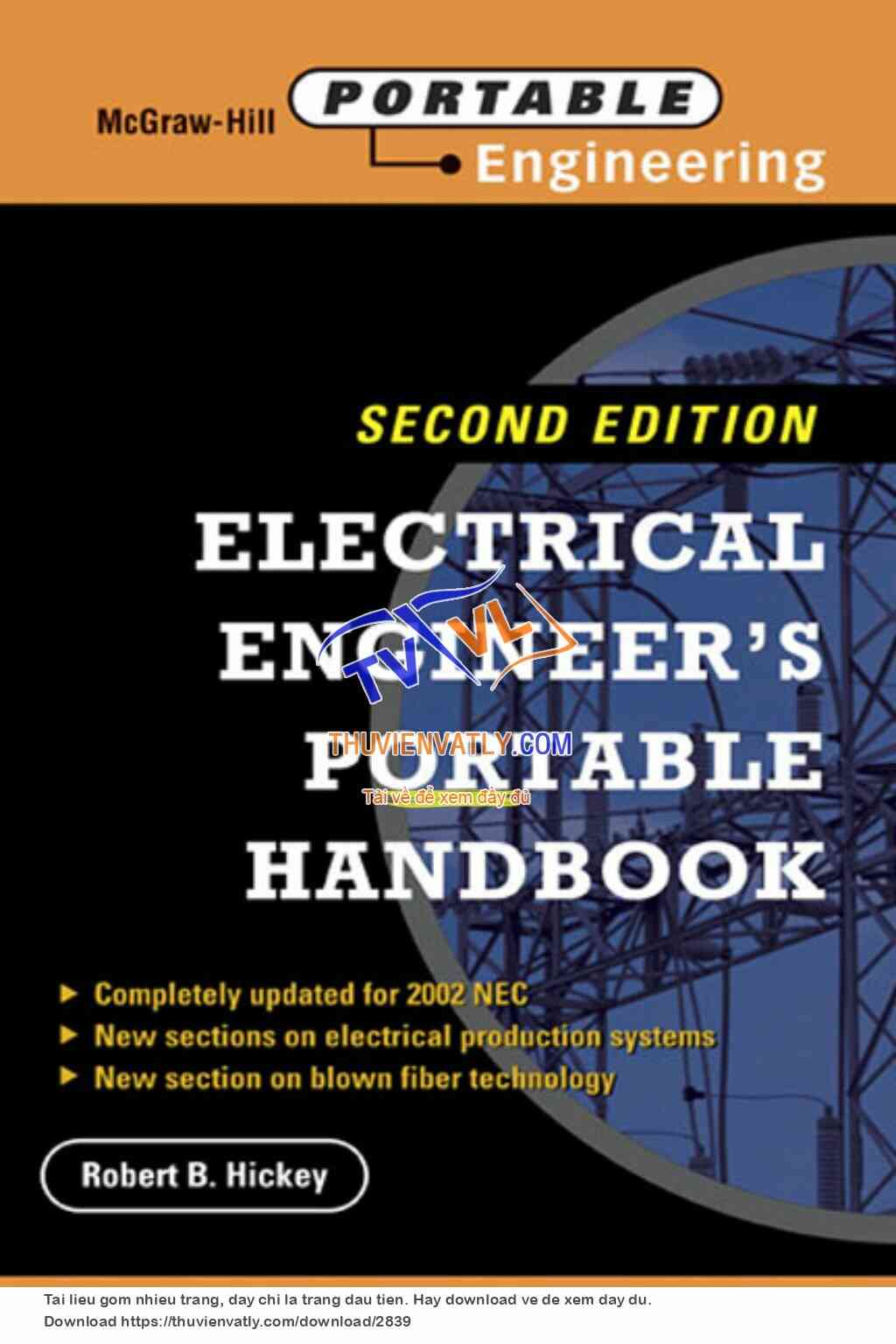 Electrical Engineer Portable Handbook (Robert B. Hickey)