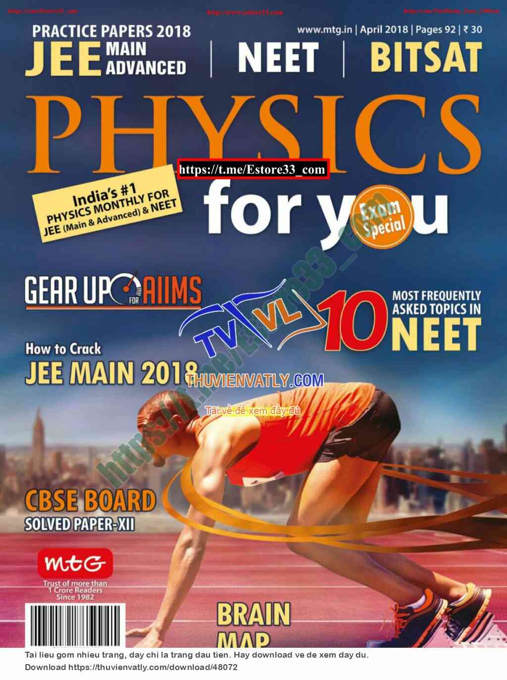 Tạp chí Physics For You - 04/2018