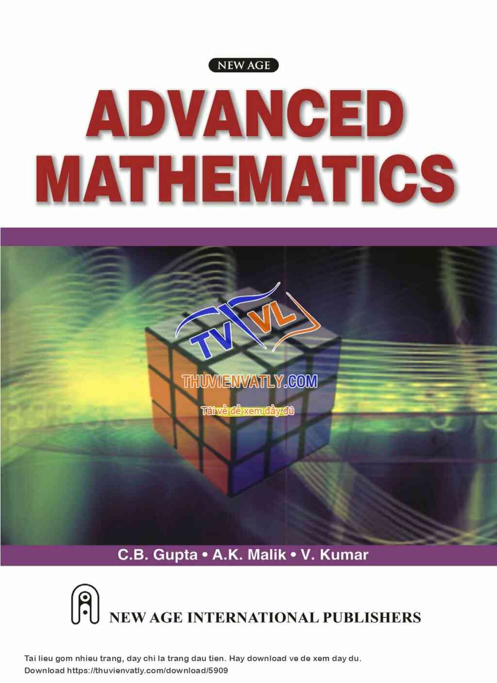 Advanced Mathematics For Engineering