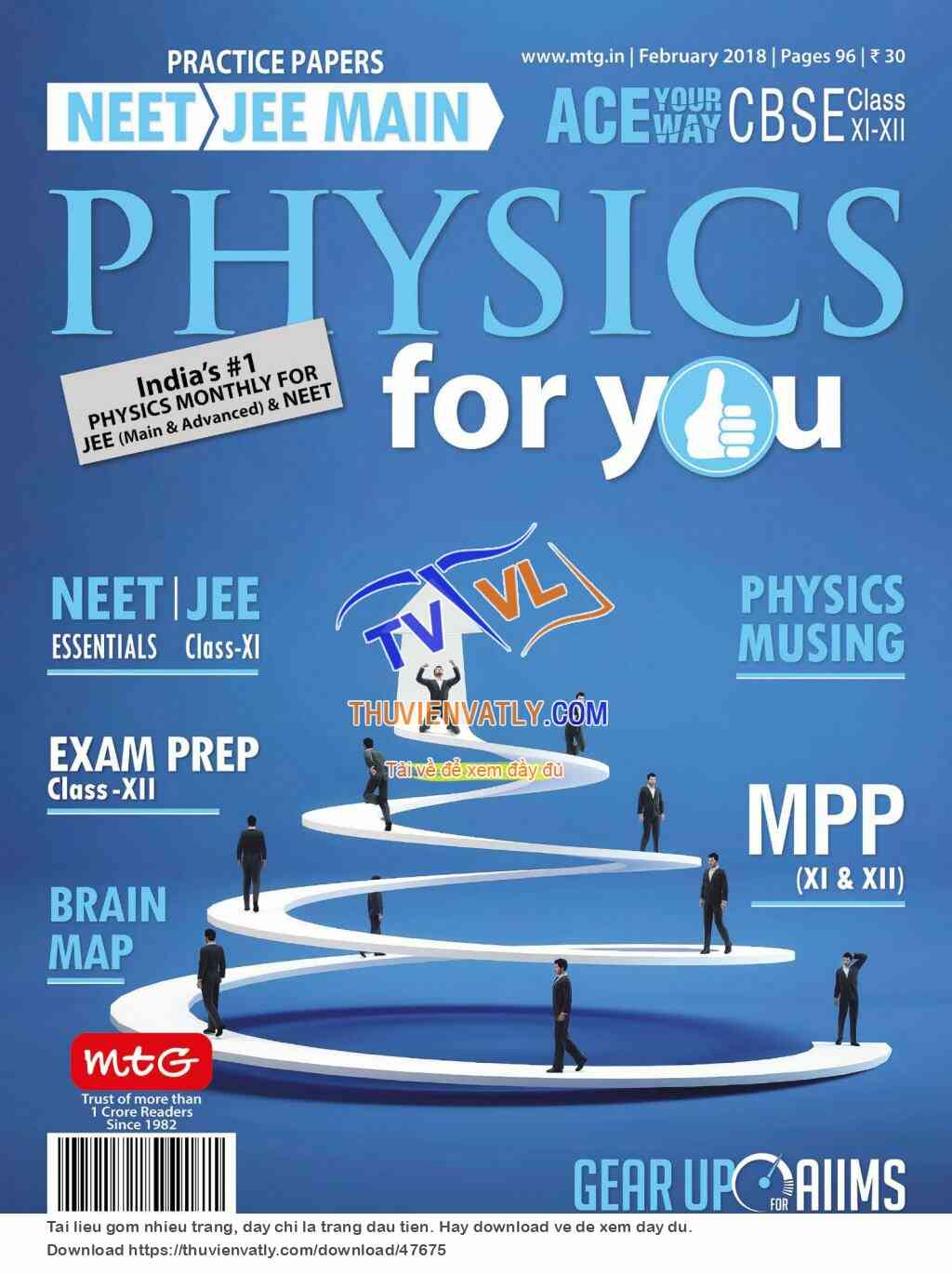 Tạp chí Physics For You tháng 2/2018