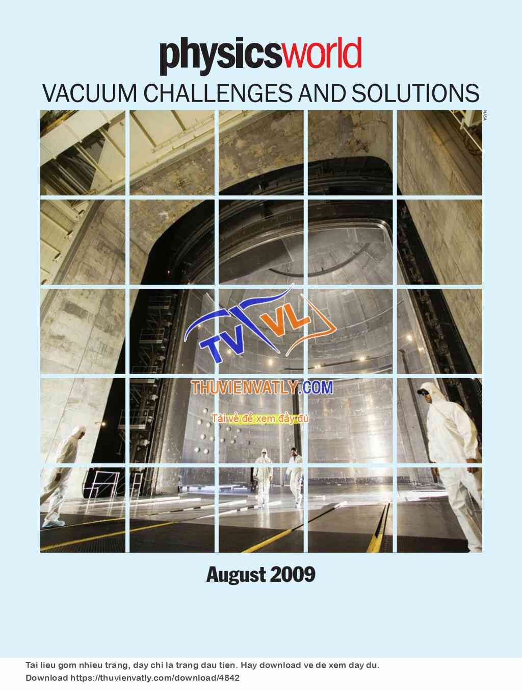 Physics world vacuum challenges and solutions - vacuum challenges and solutions