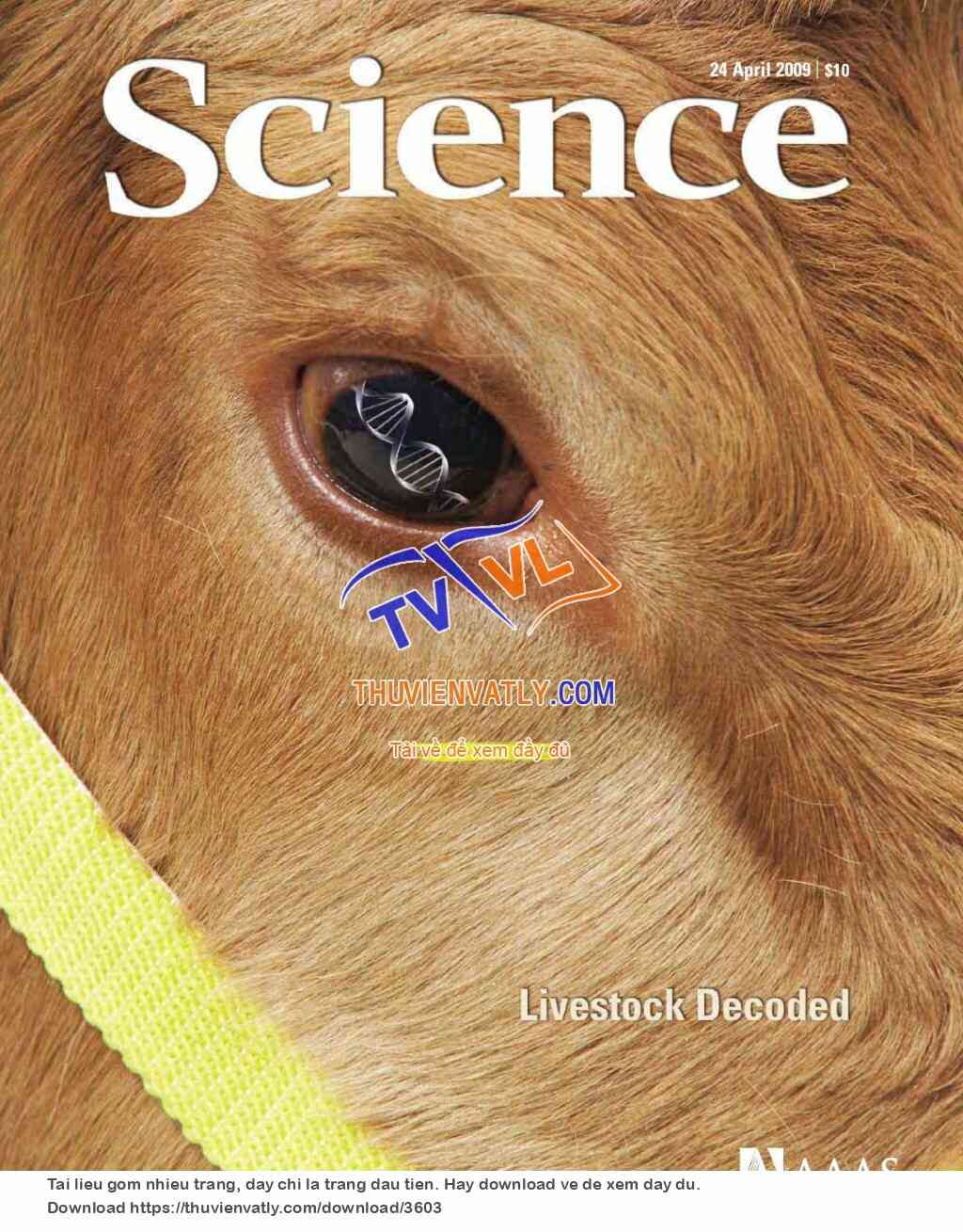 Tạp chí Science, 24/04/2009