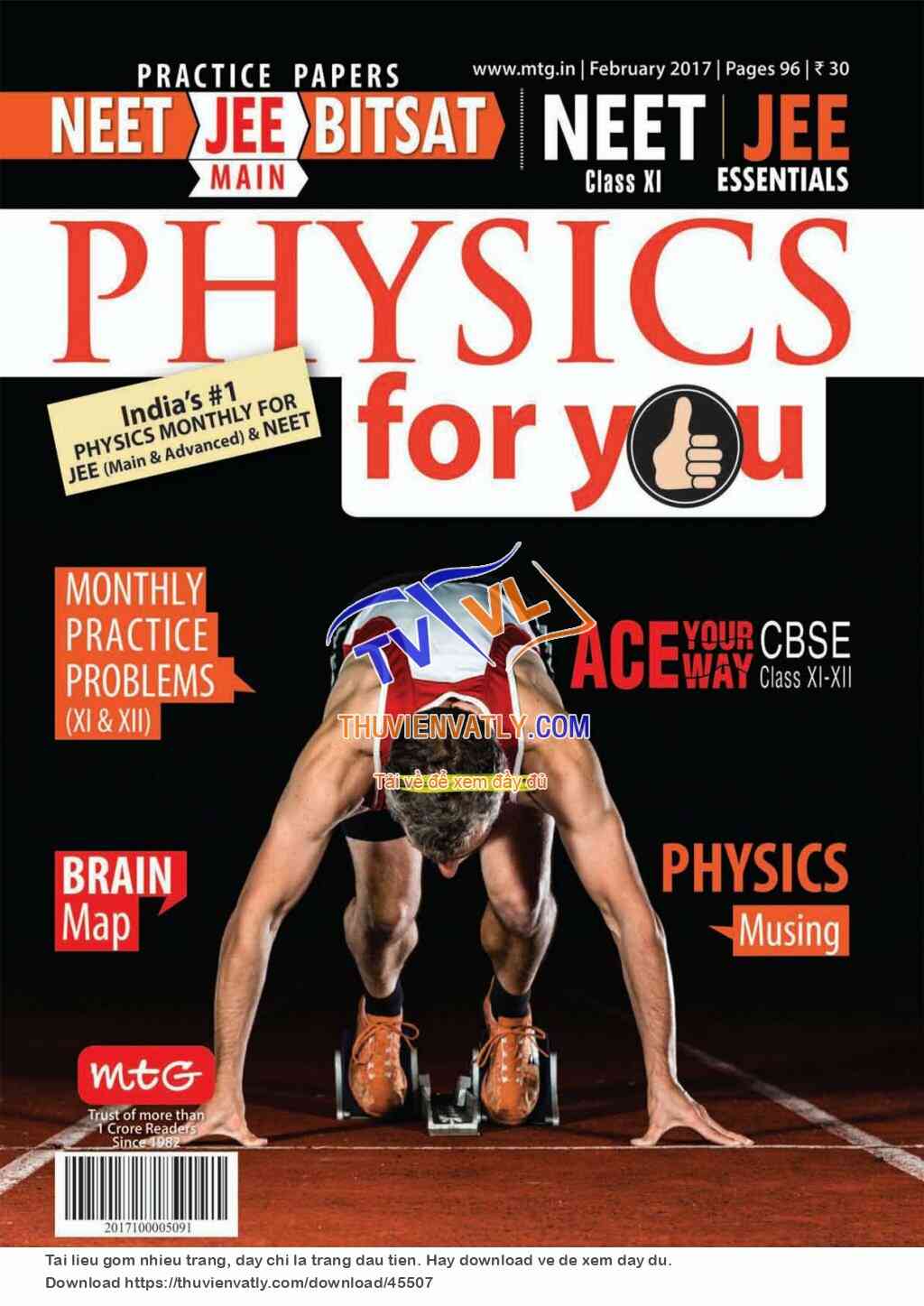 Tạp chí Physics For You tháng 2/2017