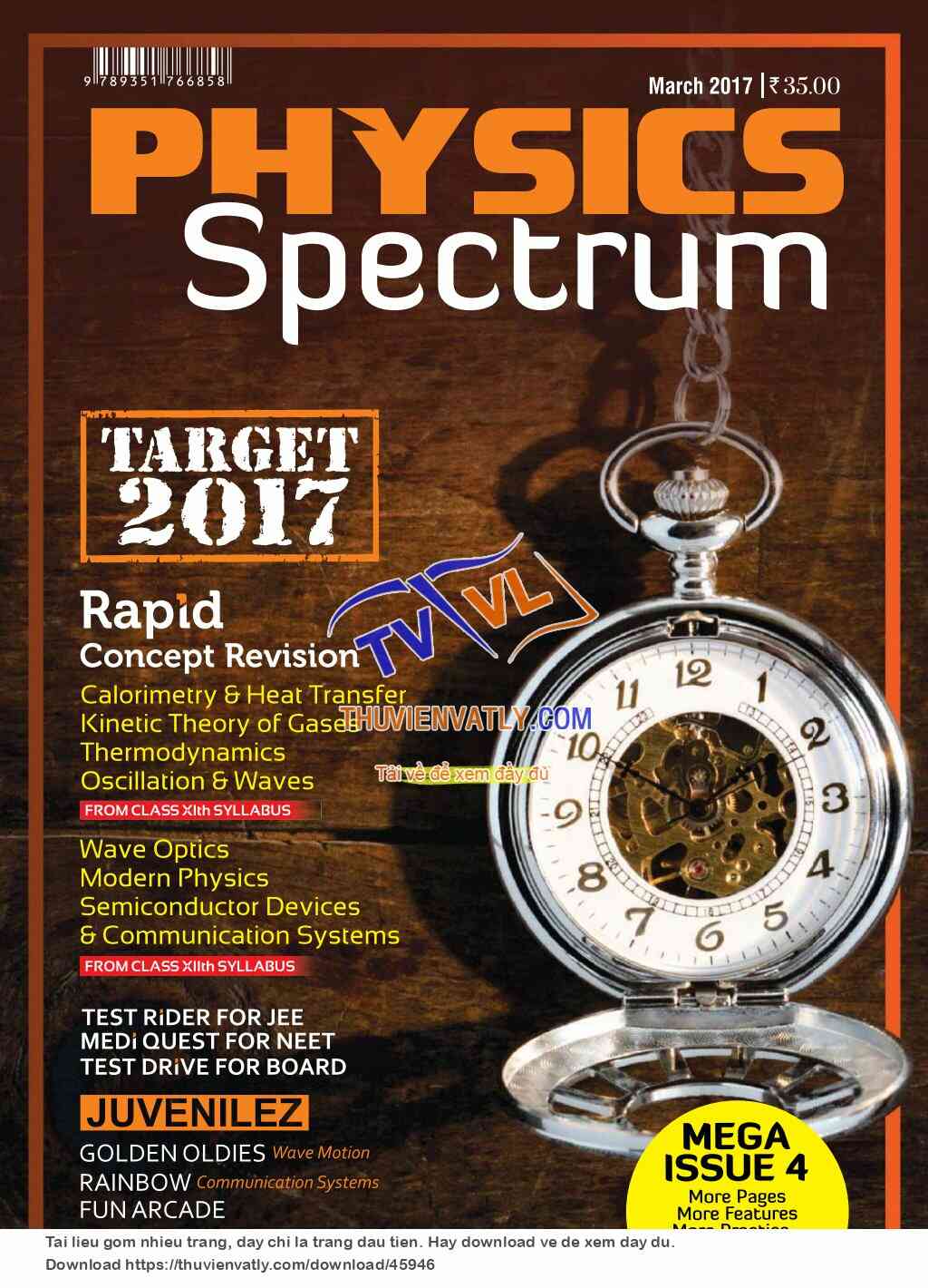 Tạp chí Spectrum Physics tháng 3/2017