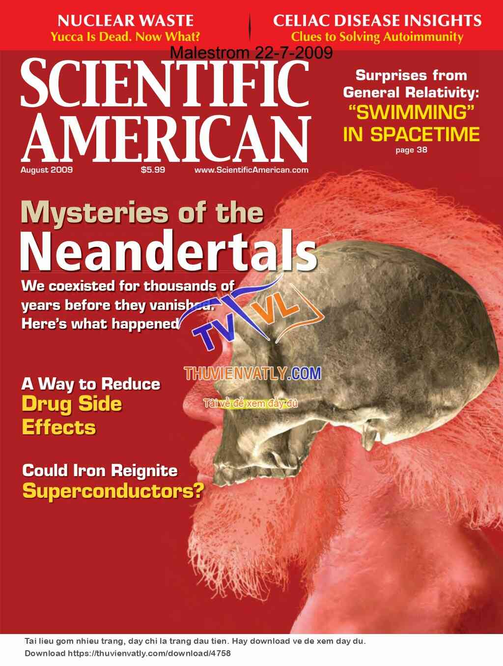 Scientific American - August 2009