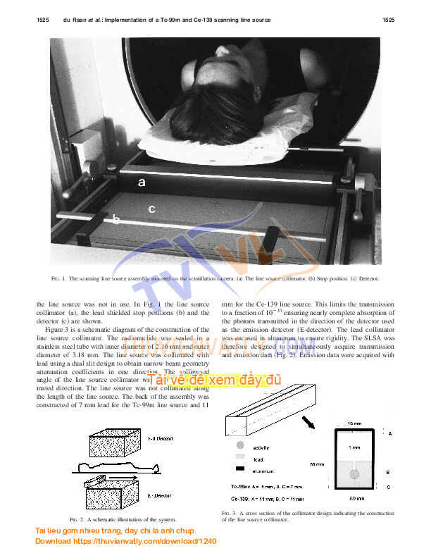 Implementation of a Tc-99m and Ce-139 scanning line source for attenuation correction in SPECT using a dual opposing detector scintillation camera
