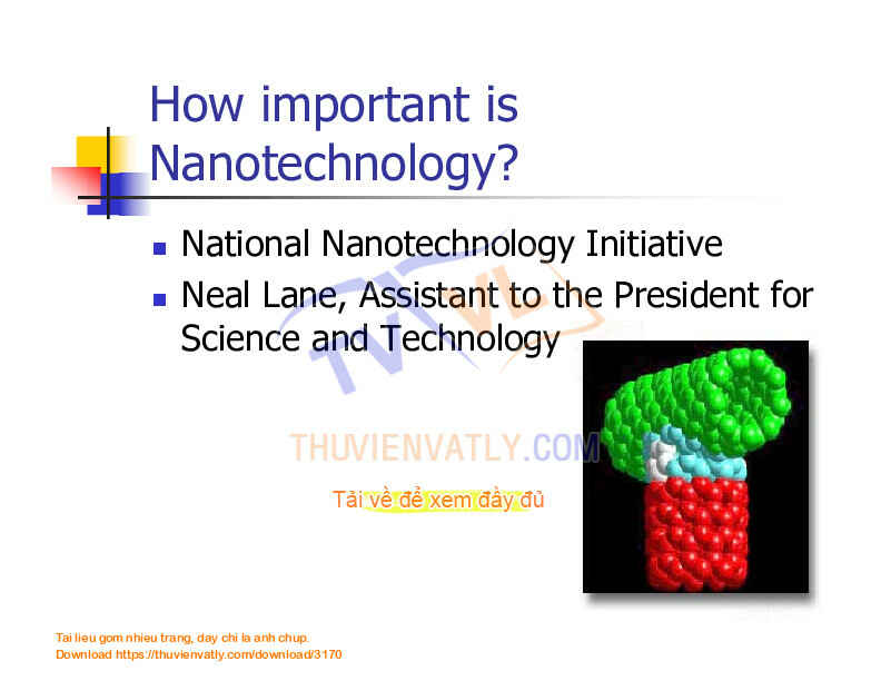 The Future of Nanotechnology